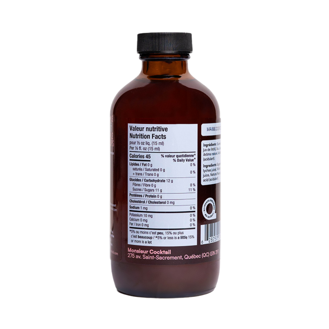 Monsieur Cocktail - Lychee Syrup (250mL), photo 2 of 4