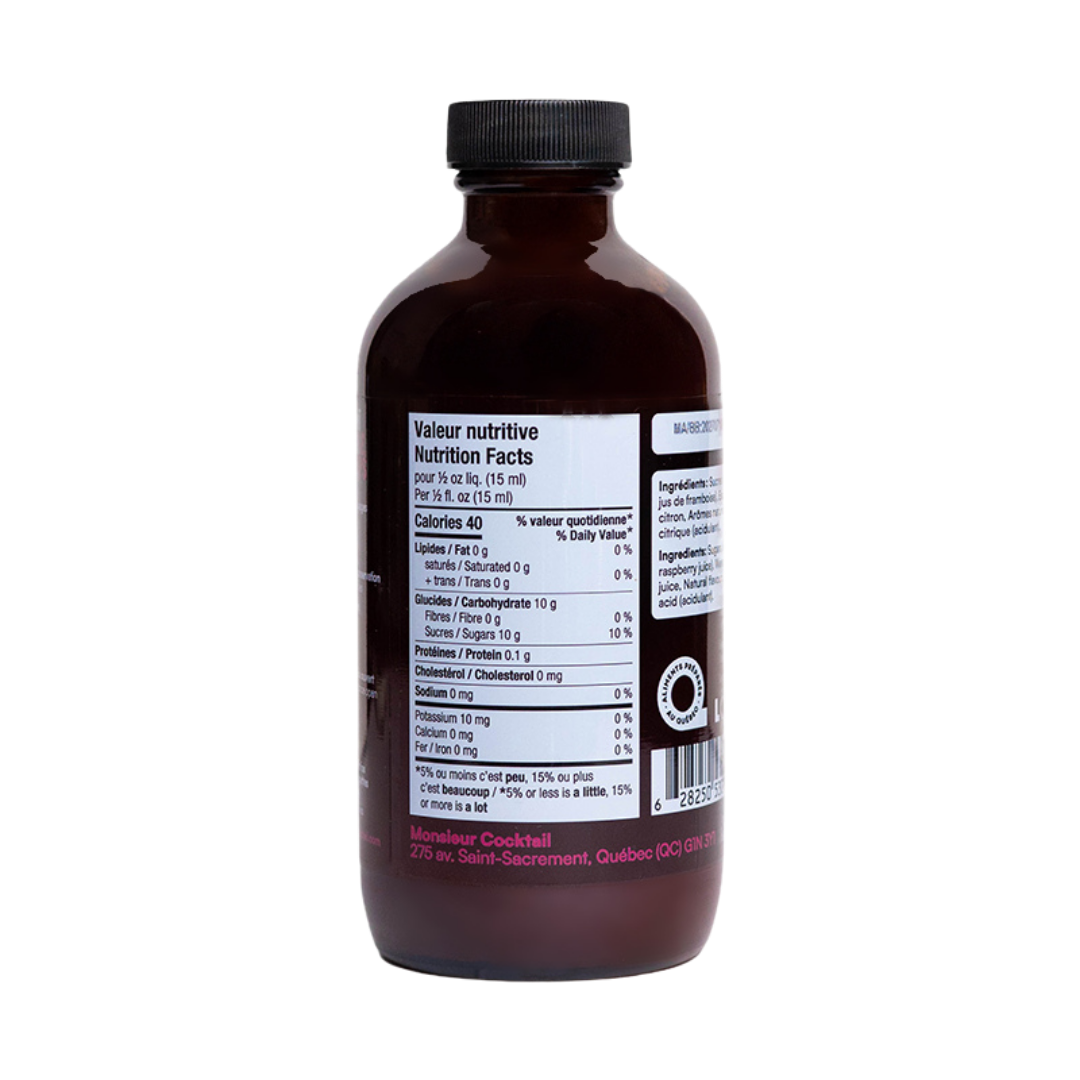 Monsieur Cocktail - Raspberry Syrup (250mL), photo 2 of 4