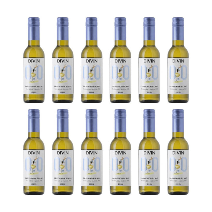 DIVIN 0.0 - Sauvignon Blanc (Single-Serve 250mL) - 12 x 250mL
