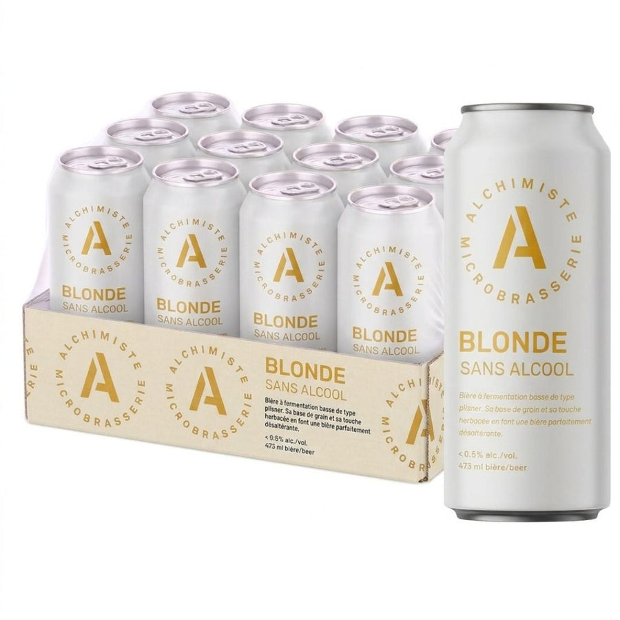 Alchimiste Microbrasserie - Blonde Pilsner (1x 12, 473mL), non-alcoholic beer