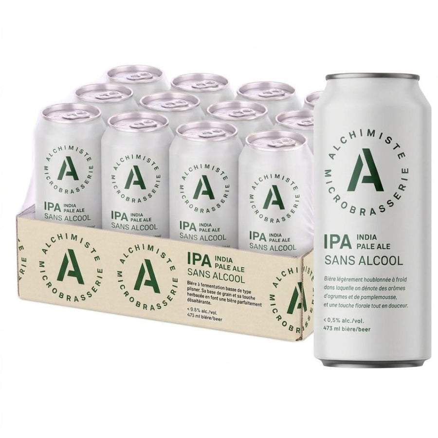 Alchimiste Microbrasserie - IPA (1x 12, 473mL), non-alcoholic beer