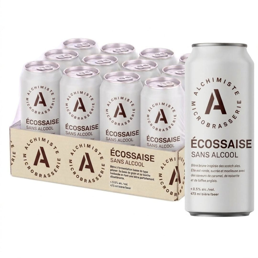 Alchimiste Microbrasserie - Scottish Ale (1x 12, 473mL), non-alcoholic beer