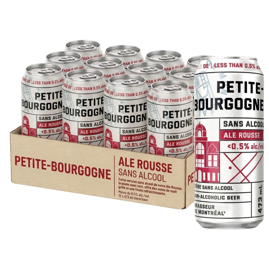 Brasseur de Montreal - Petite Bourgogne - Red Ale (1 x 12 Pack, 473mL), non-alcoholic beer
