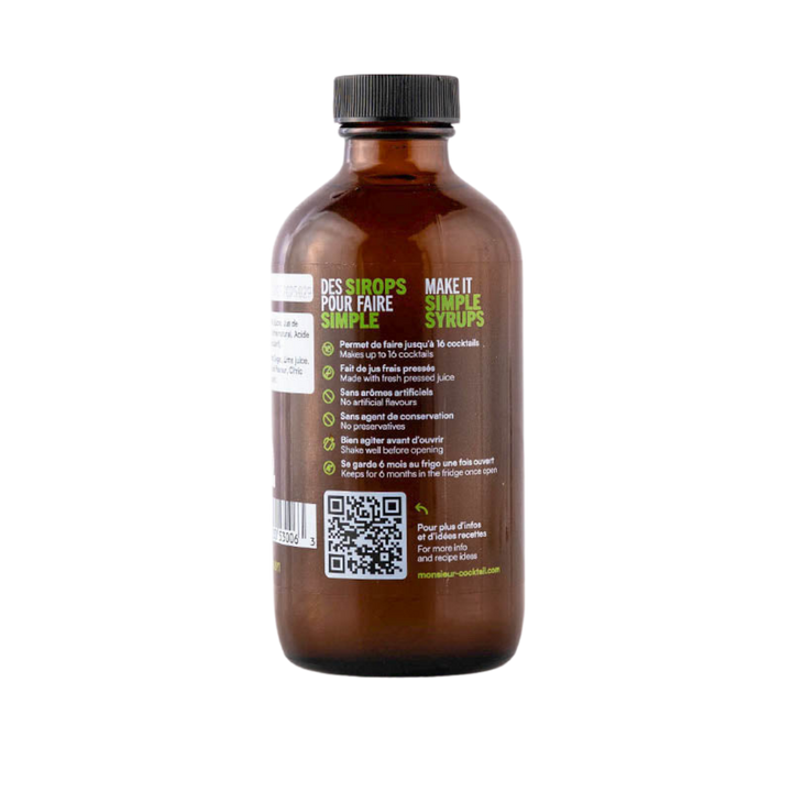 Monsieur Cocktail - Lime Syrup (250mL), photo 4 of 9