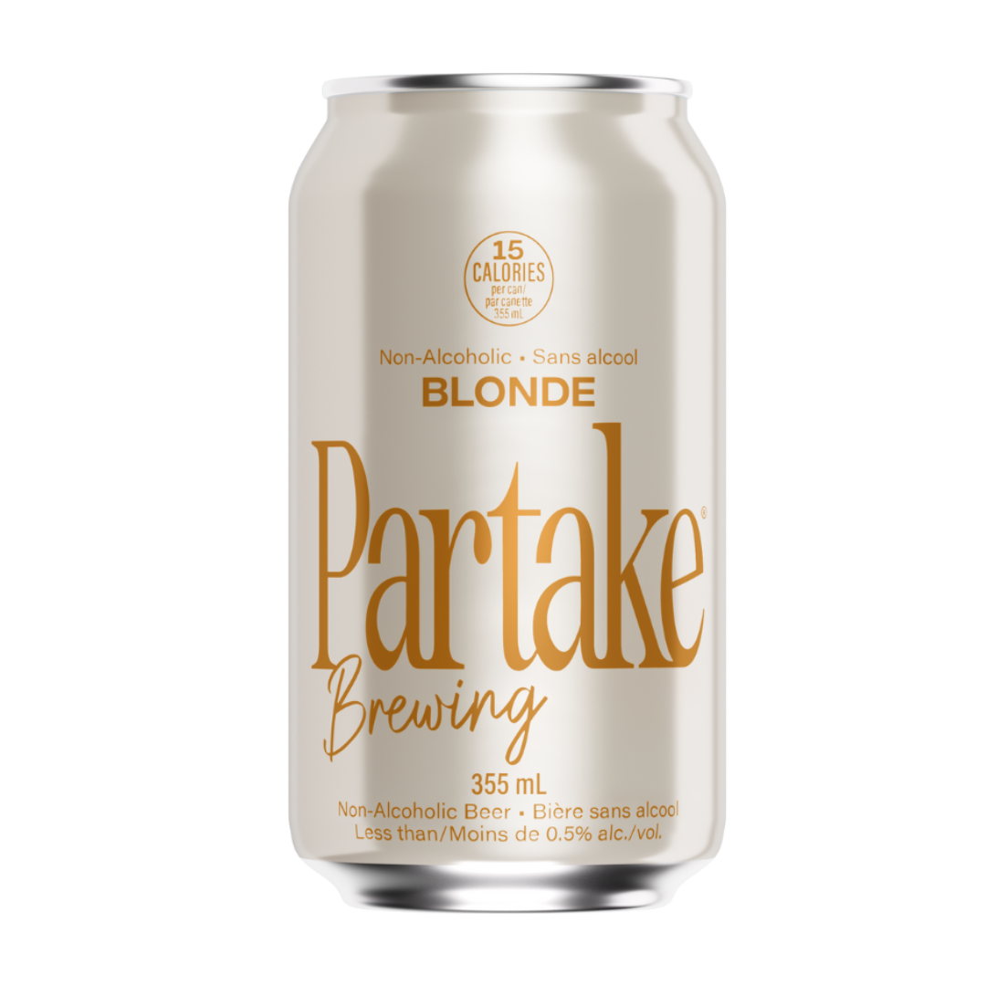 Partake - Blonde (6 x 4 Pack, 355mL), non-alcoholic beer, photo 2 of 3