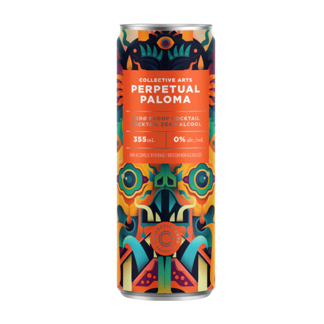 Collective Arts - Perpetual Paloma (1 x 12 Pack, 355mL), non-alcoholic cocktail