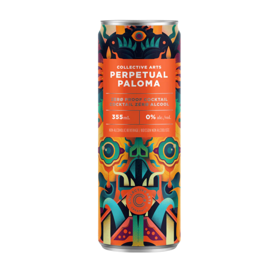 Collective Arts - Perpetual Paloma (1 x 12 Pack, 355mL), non-alcoholic cocktail