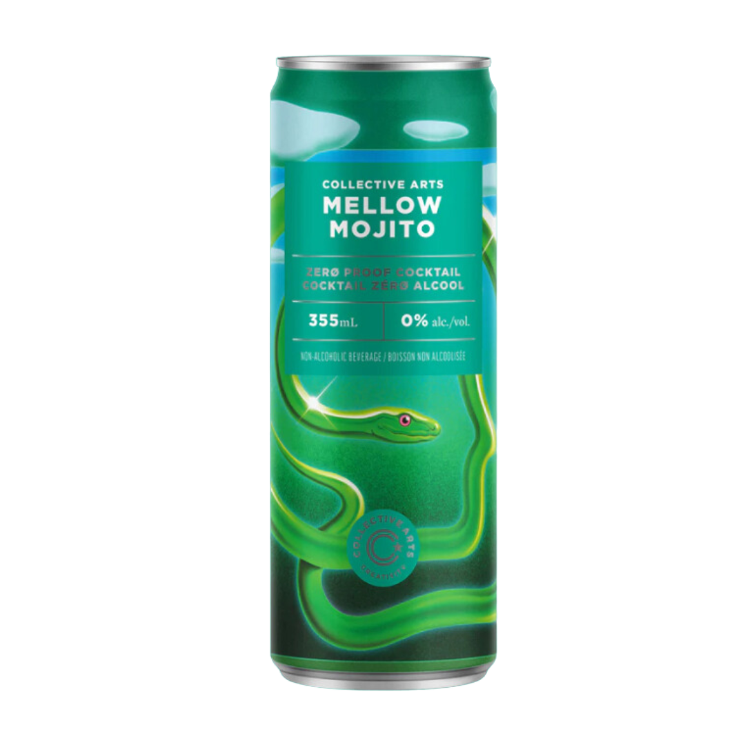 Collective Arts - Mojito (1 x 12 Pack, 355mL), non-alcoholic cocktail