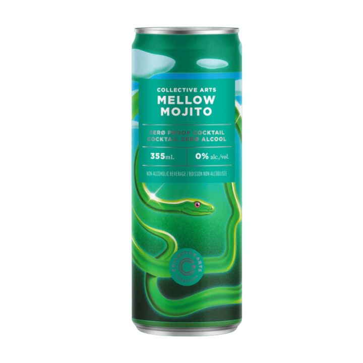 Collective Arts - Mojito (1 x 12 Pack, 355mL), non-alcoholic cocktail