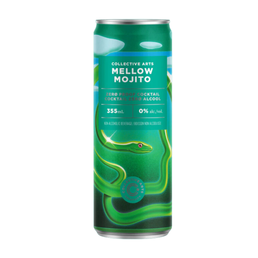 Collective Arts - Mojito (1 x 12 Pack, 355mL), non-alcoholic cocktail