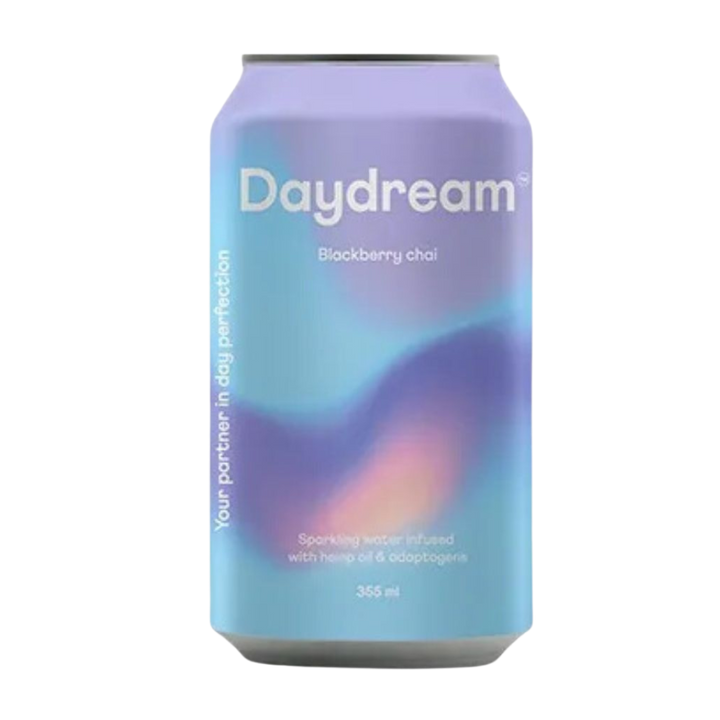 Daydream - Blackberry Chai Hemp and Adaptogen Infused Sparkling Water (1 x 12 Pack, 355mL), photo 2 of 7