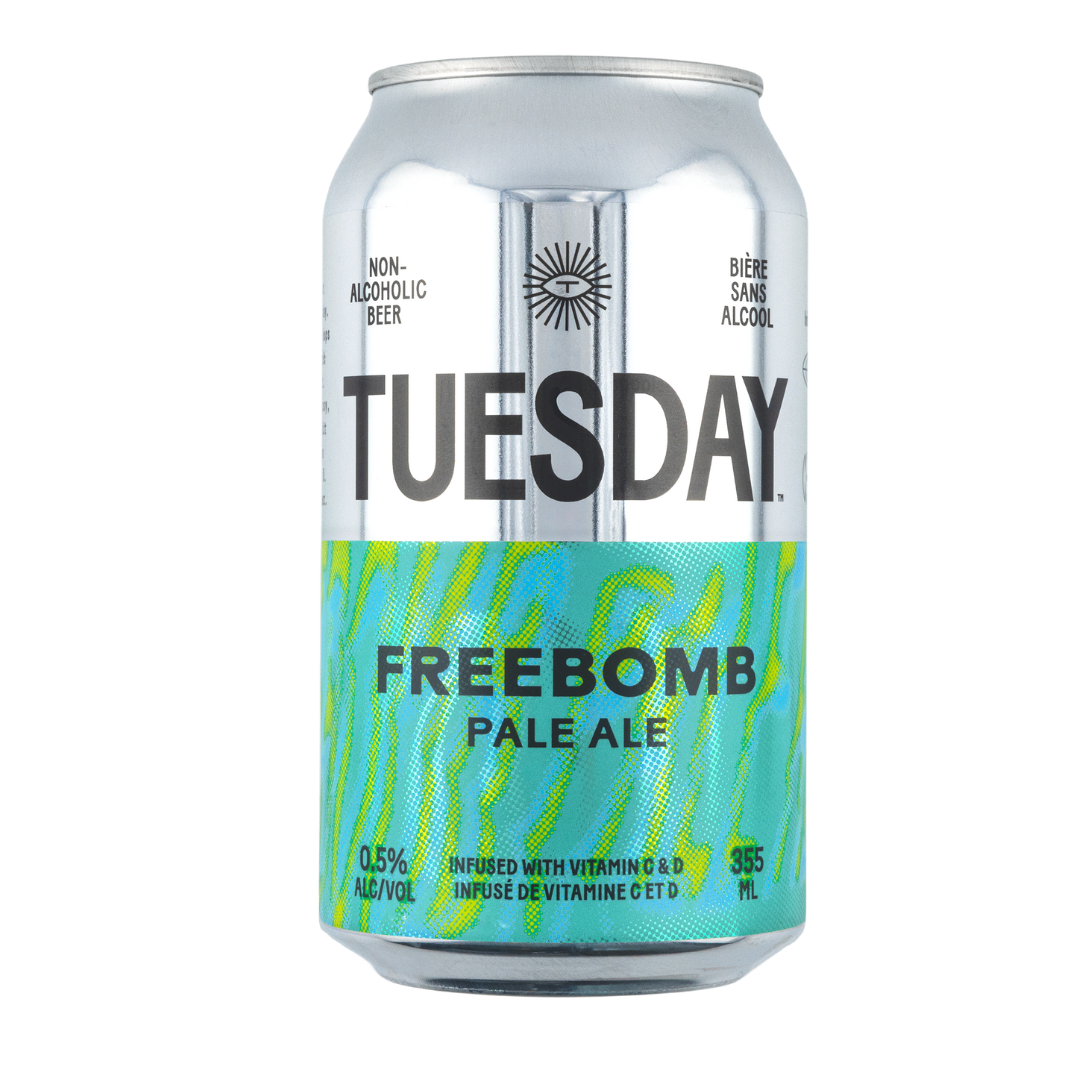 Tuesday Brewing - Freebomb Pale Ale (6 x 4 Pack, 355mL), non-alcoholic beer, photo 2 of 3