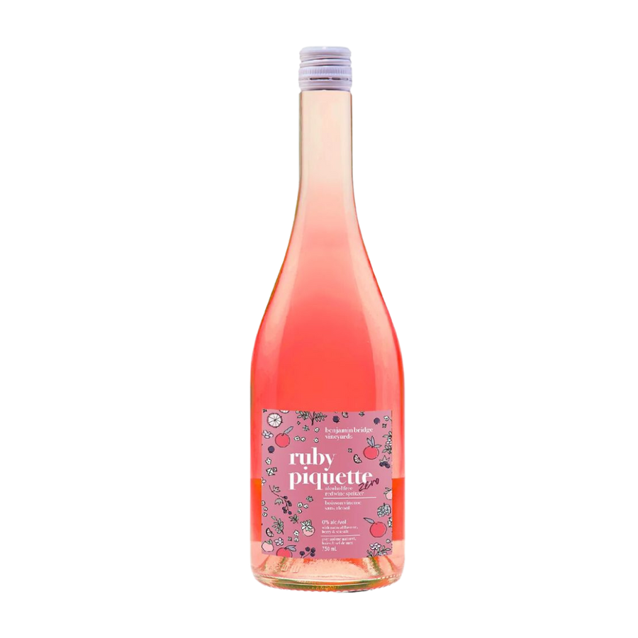 Benjamin Bridge - Ruby Piquette Zero Wine Style, non-alcoholic wine