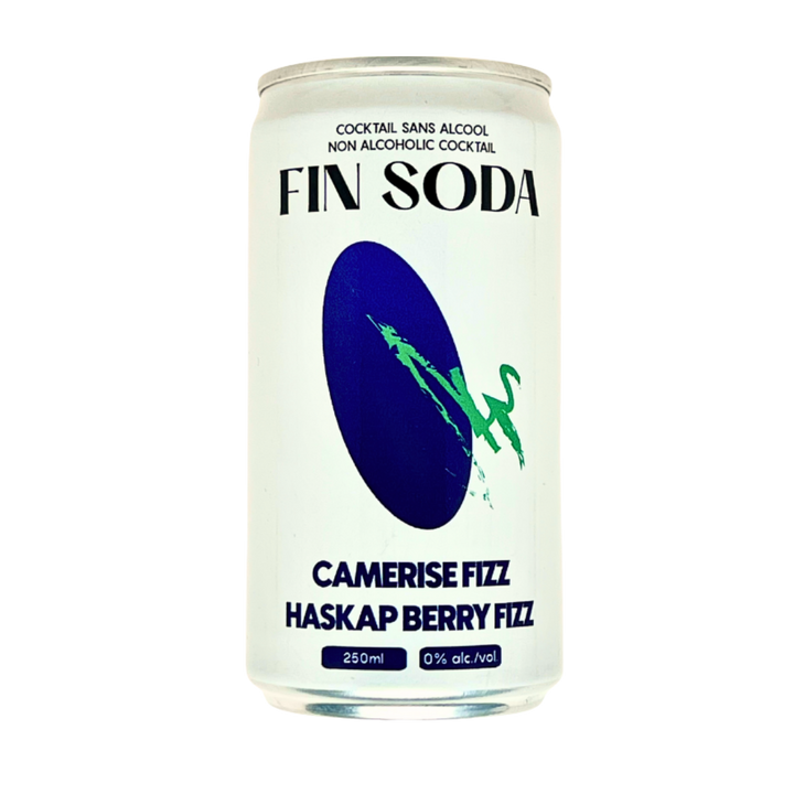 Fin Soda - Haskap Berry Fizz (6 x 4 Pack, 250mL)