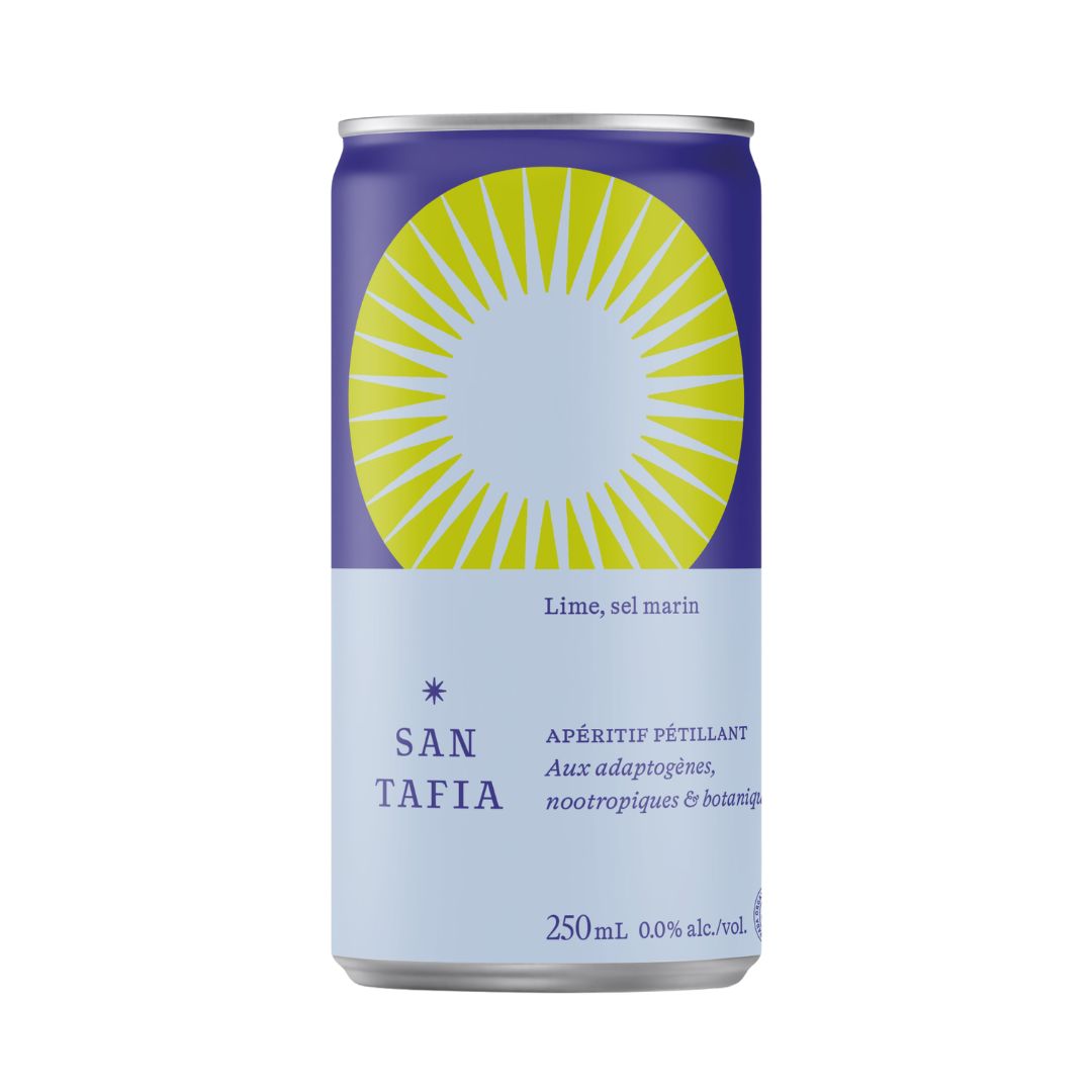 San Tafia - Lime & Sea Salt (1 can, 250mL)