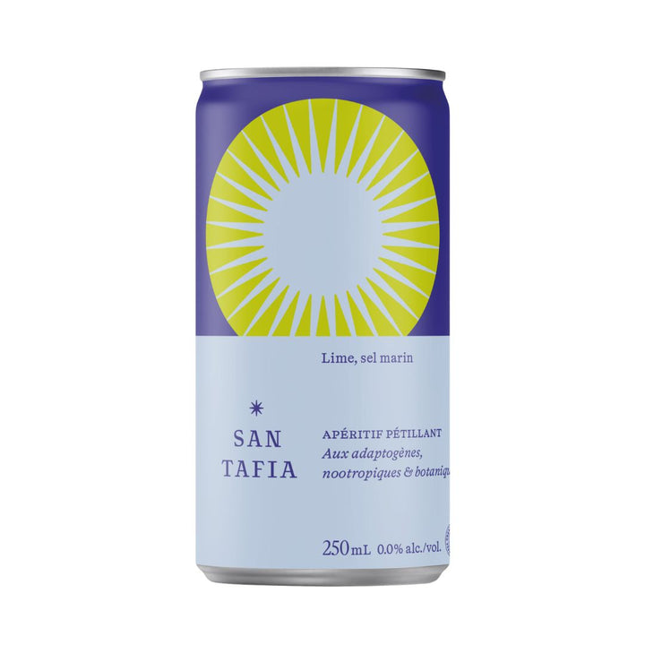 San Tafia - Lime & Sea Salt (1 can, 250mL)