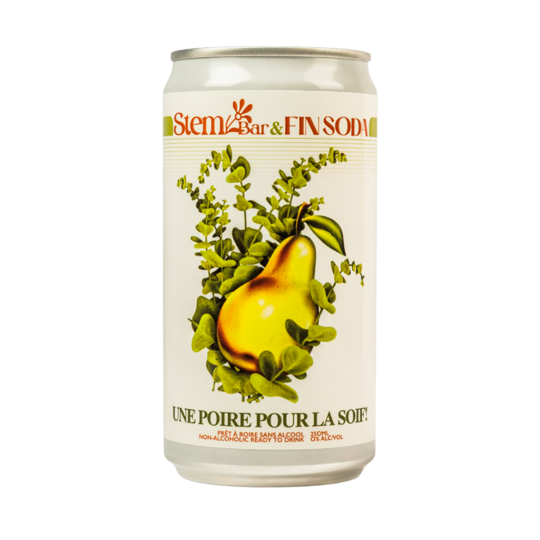 Fin Soda - Une Poire Pour la Soif (6 x 4 Pack, 250mL)