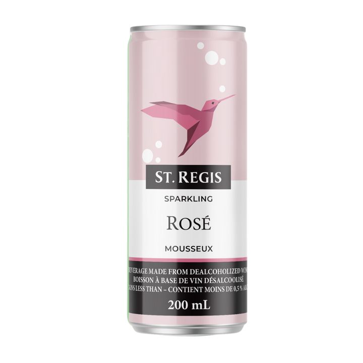 St. Regis - Dealcoholized Sparkling Rose (6 x 4 Pack, 200mL), non-alcoholic wine, photo 2 of 2