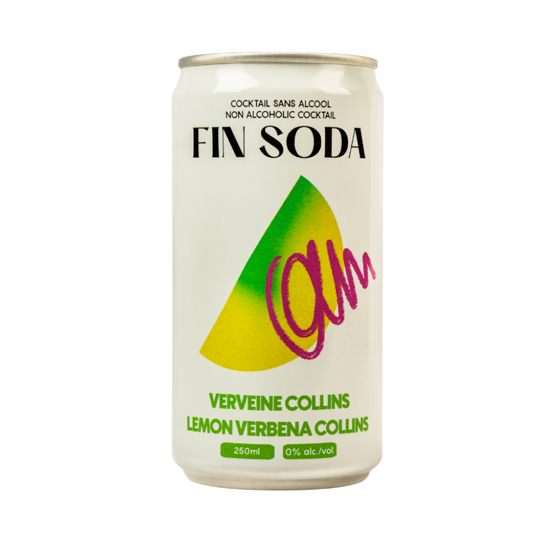 Fin Soda - Lemon Verbena Collins (6 x 4 Pack, 250mL)