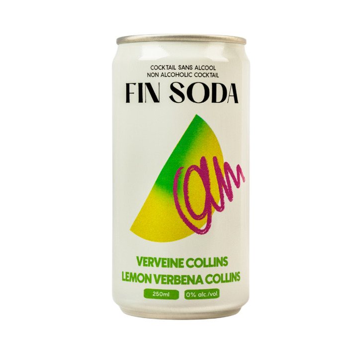Fin Soda - Lemon Verbena Collins (6 x 4 Pack, 250mL)