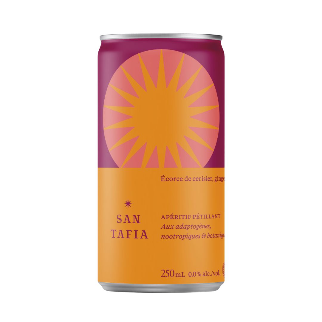 San Tafia - Cherry Bark & Ginger (1 can, 250mL)
