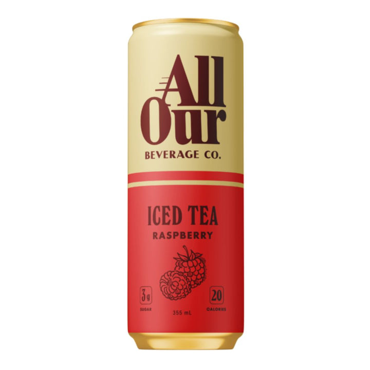 All Our - Low Sugar Raspberry Iced Tea (12 x 355mL), photo 2 of 3