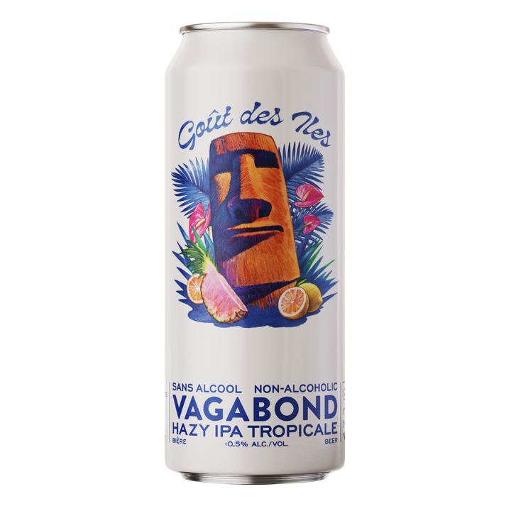 Vagabond - Goût des Îles - Tropical Hazy IPA, non-alcoholic beer, photo 2 of 3