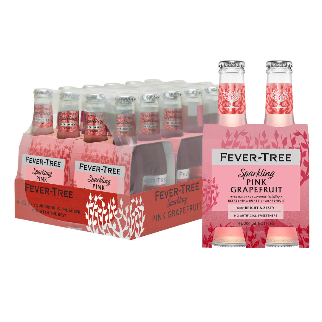 Fever Tree - Premium Sparkling Pink Grapefruit (6 x 4 Pack, 200mL), photo 3 of 3