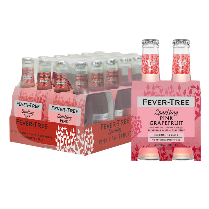 Fever Tree - Premium Sparkling Pink Grapefruit (6 x 4 Pack, 200mL), photo 3 of 3