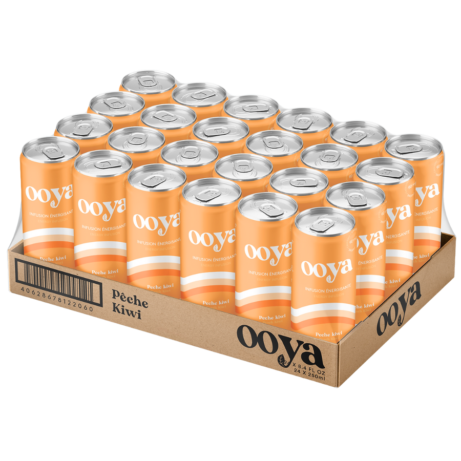 OOYA - Peach Kiwi Zero (6 x 4 Pack, 250mL)
