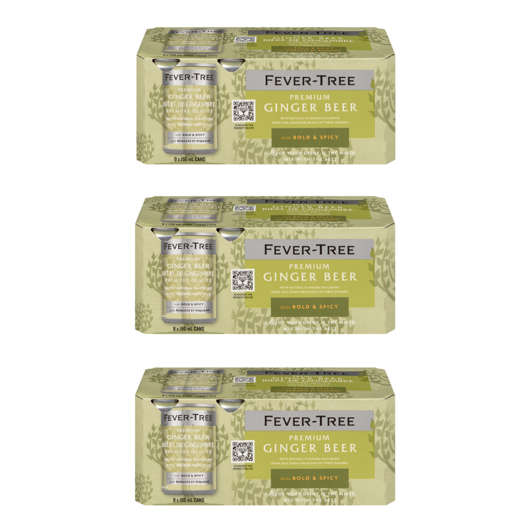 Fever Tree - Premium Ginger Non-alc Beer (3 x 8 Pack, 150mL), photo 3 of 4