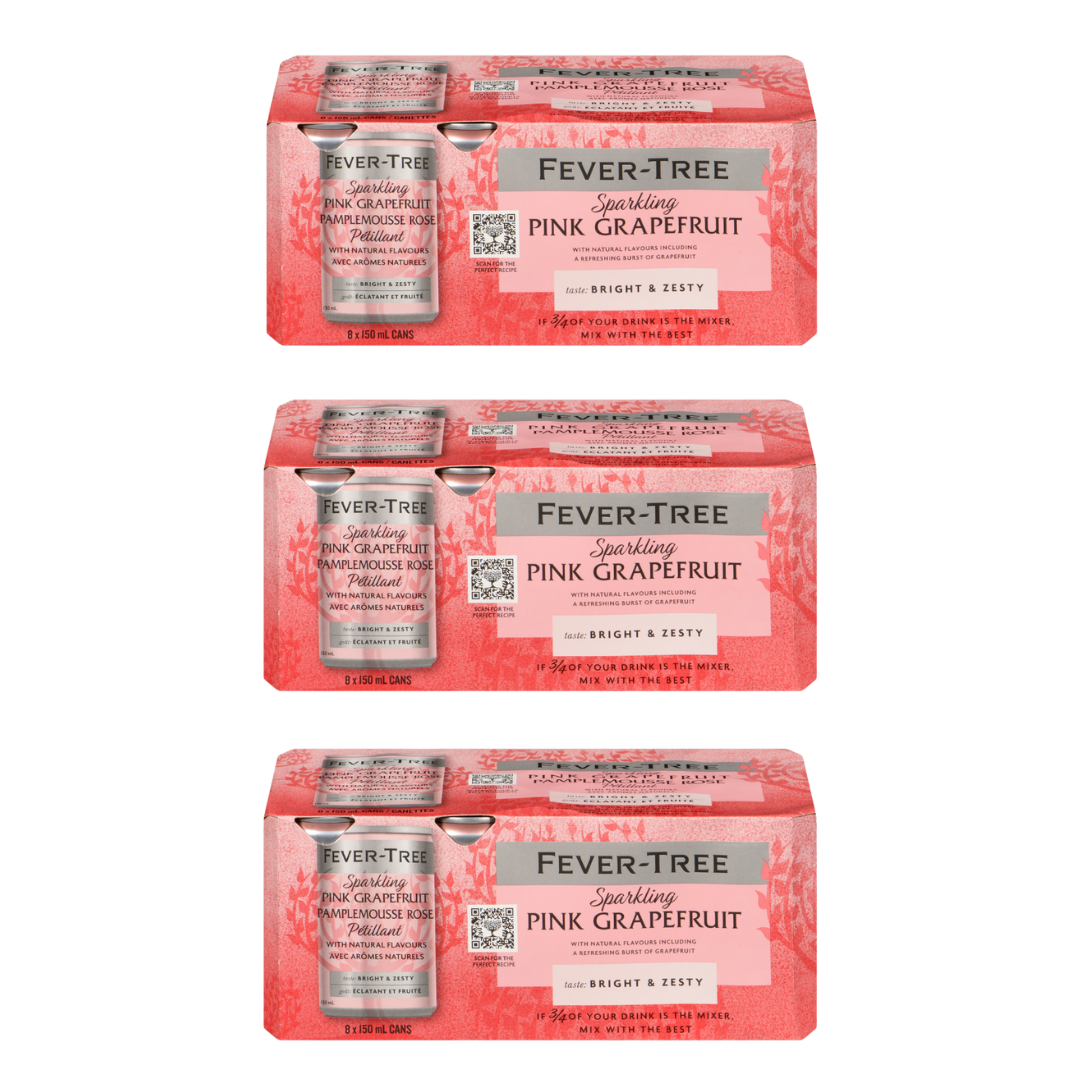 Fever Tree - Sparkling Pink Grapefruit (3 x 8 Pack, 150mL), photo 2 of 3