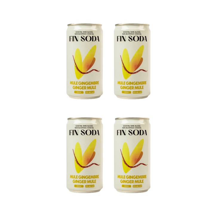 Fin Soda - Ginger Mule (6 x 4 Pack, 250mL)