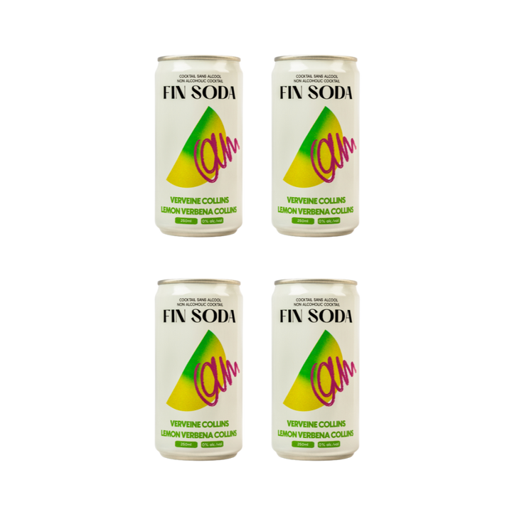 Fin Soda - Lemon Verbena Collins (6 x 4 Pack, 250mL)
