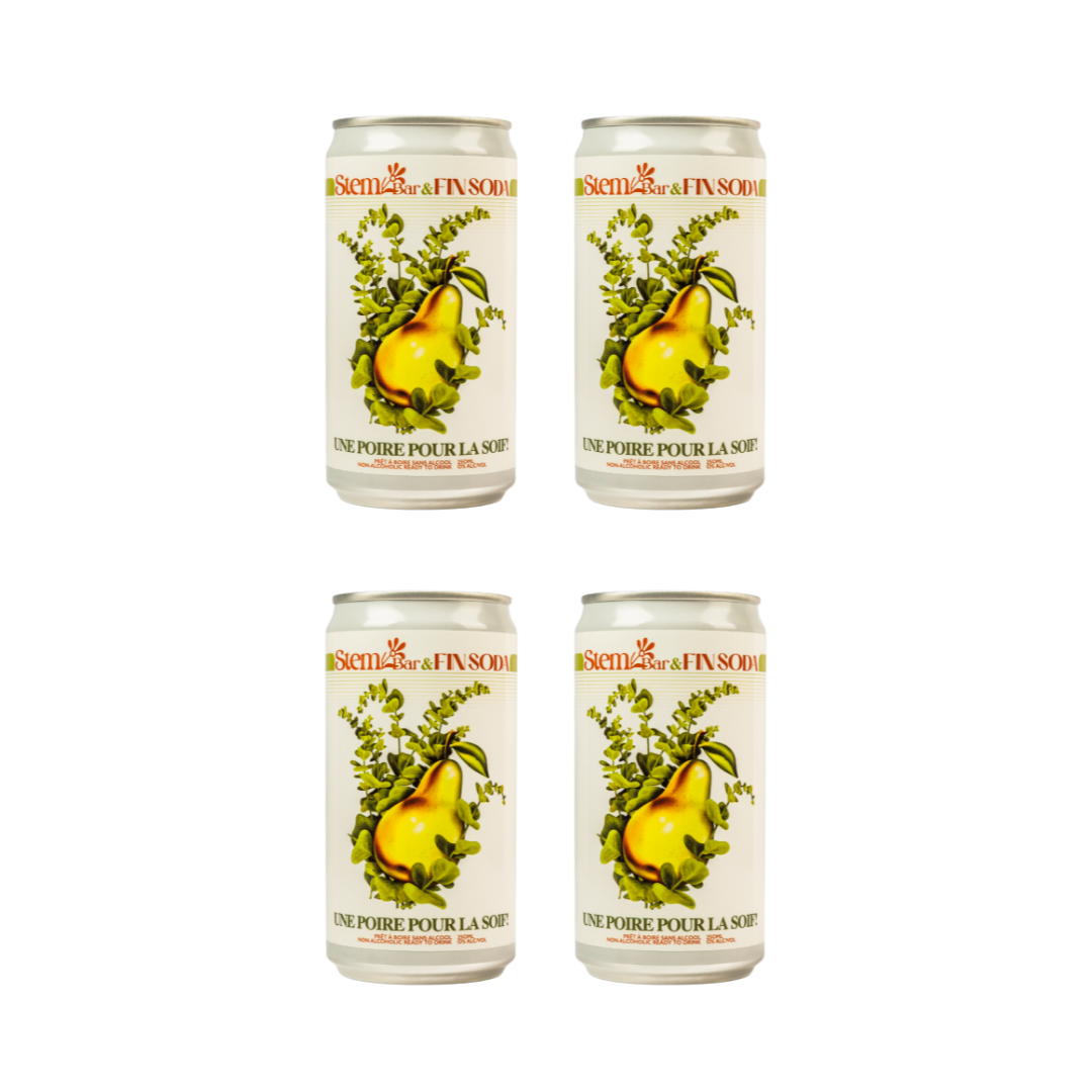 Fin Soda - Une Poire Pour la Soif (6 x 4 Pack, 250mL)