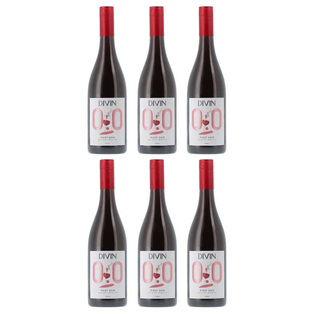 DIVIN 0.0 - Pinot Noir, non-alcoholic wine, photo 2 of 6