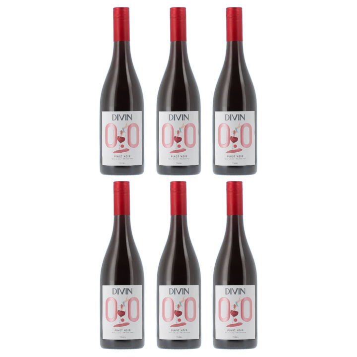 DIVIN 0.0 - Pinot Noir, non-alcoholic wine, photo 2 of 6