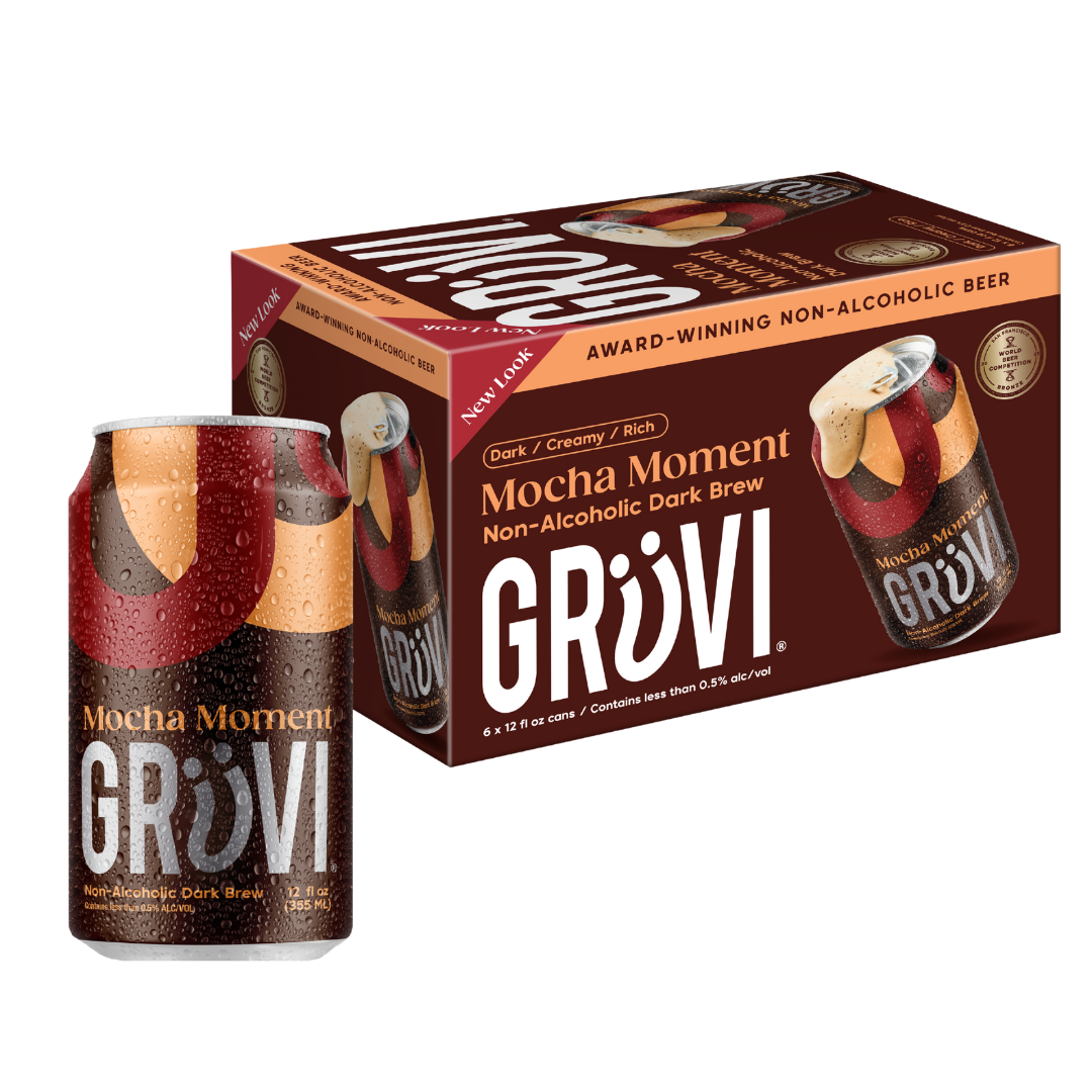 Gruvi - Mocha Nitro Stout, non-alcoholic beer, photo 2 of 4