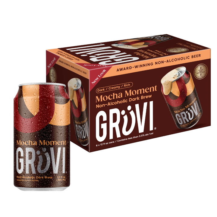 Gruvi - Mocha Nitro Stout, non-alcoholic beer, photo 2 of 4