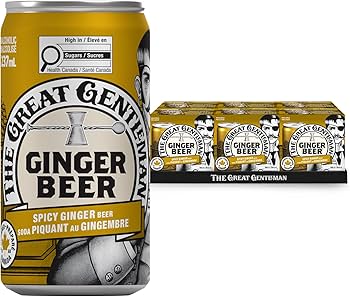The Great Gentleman - Spicy Ginger Non-alc Beer Can (4 x 6 Pack, 250mL)