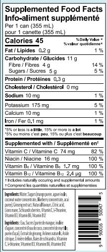 Collective Arts - Botany Adaptogenic Elixir - Blueberry, Mango, Acai (1 x 12 Pack, 355mL), photo 2 of 2