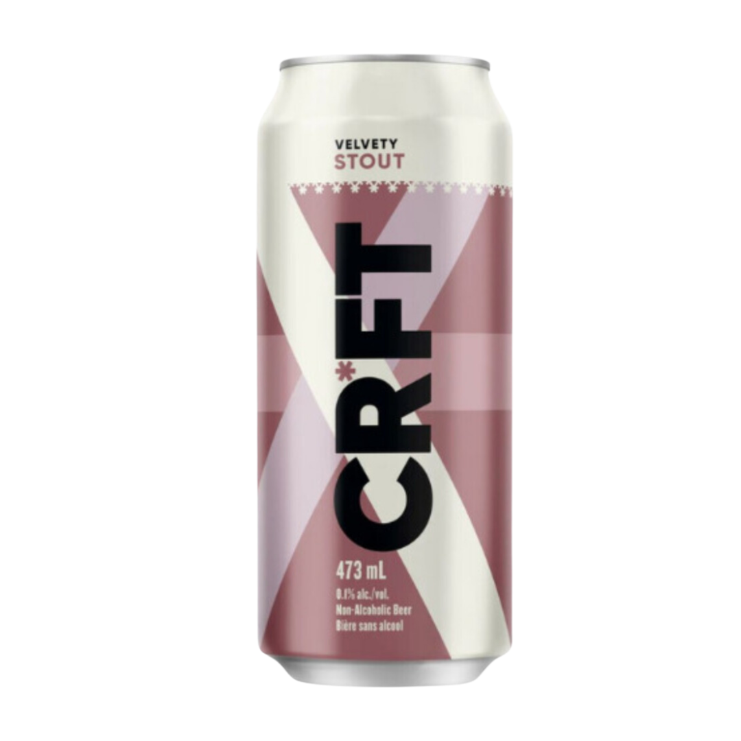 CRFT - Velvety - Stout (6 x 4 pack, 473mL), non-alcoholic beer, photo 2 of 3