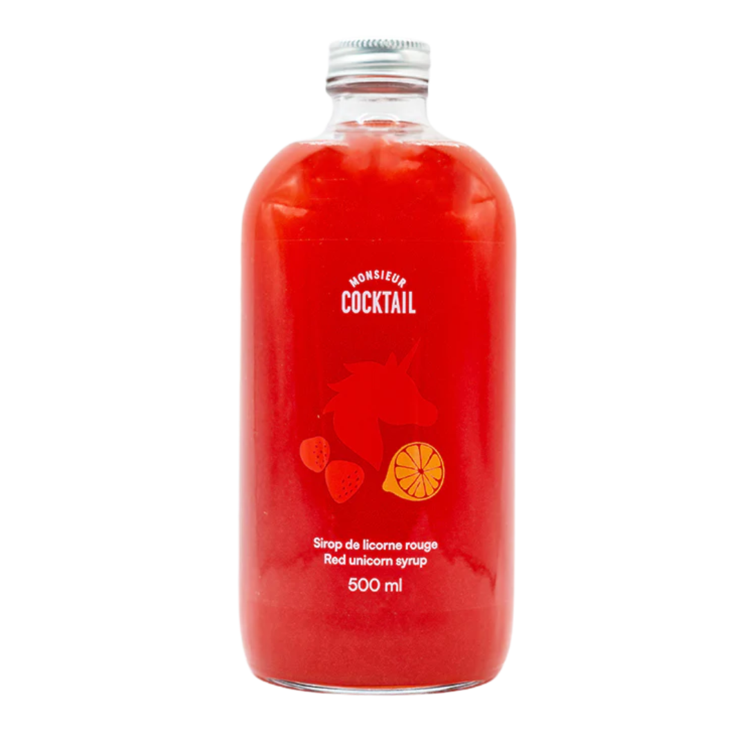 Monsieur Cocktail - Red Unicorn Syrup (500mL)