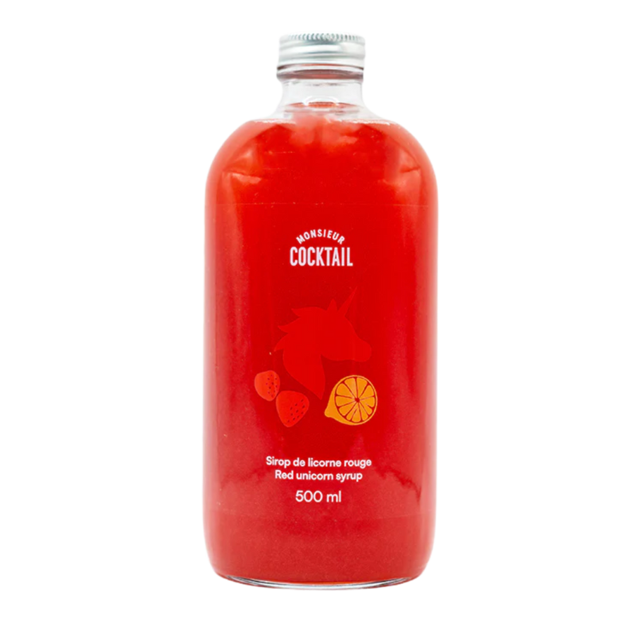 Monsieur Cocktail - Red Unicorn Syrup (500mL)