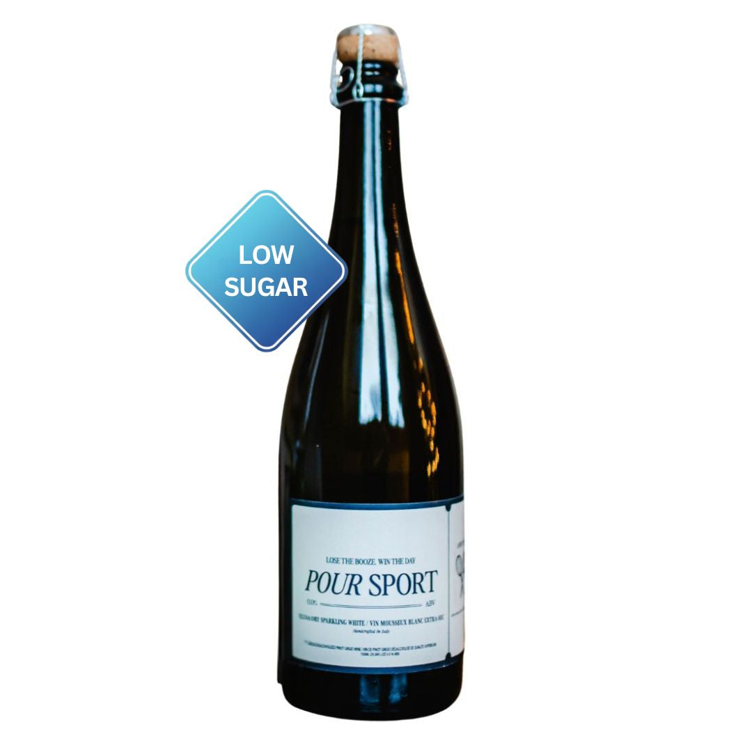 Pour Sport - Sparkling White, non-alcoholic wine