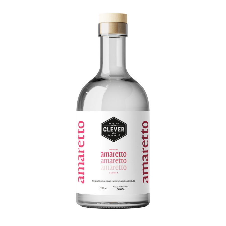 Clever Mocktails - Amaretto, non-alcoholic spirit