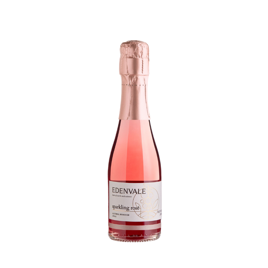 Edenvale - Sparkling Rosé Single-Serve 200mL (12 x 200mL), non-alcoholic wine