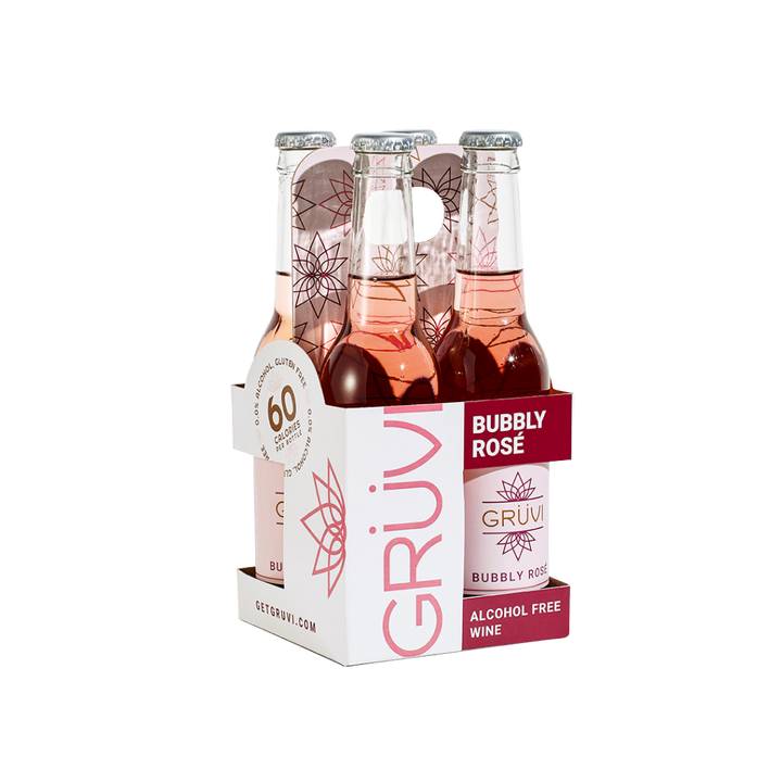 Gruvi - Bubbly Rosé (6 x 4 Pack, 275mL), non-alcoholic wine