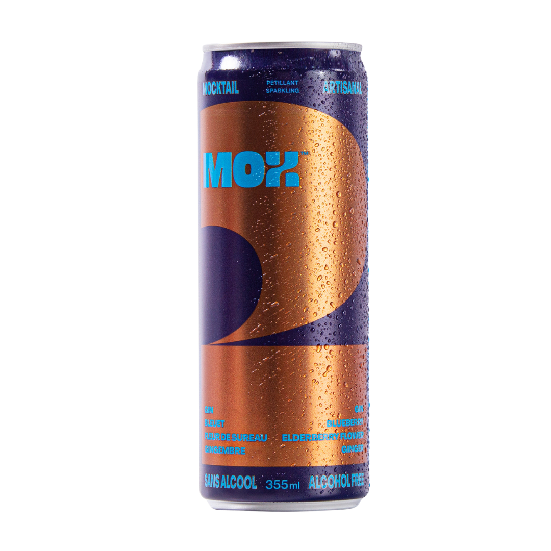 Mox Mocktails - Mox 2 - Gin Blueberry (1 x 12 Pack, 355mL), non-alcoholic cocktail, photo 2 of 3