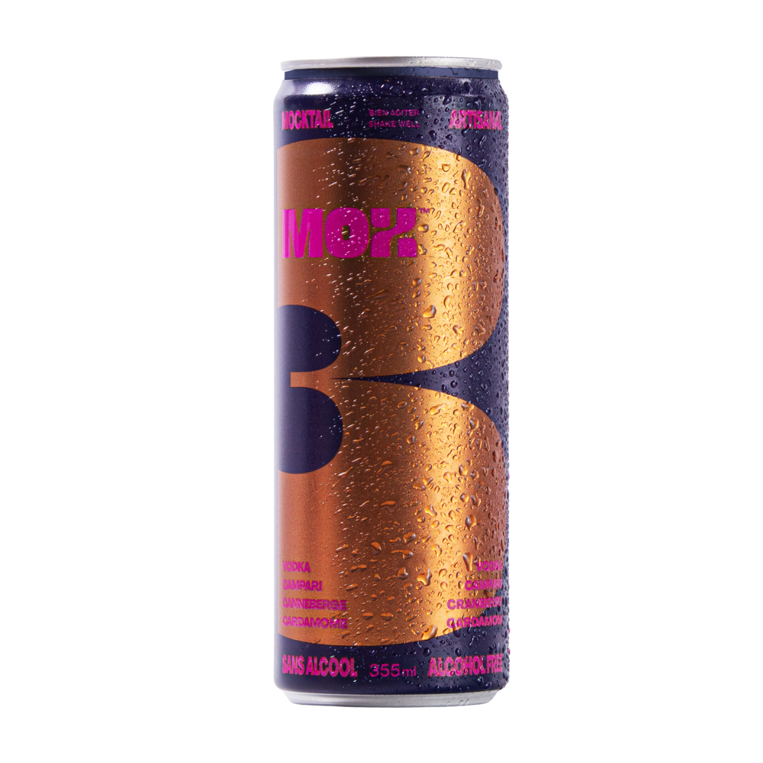 Mox Mocktails - Mox 3 - V*dka Cranberry (1 x 12 Pack, 355mL), non-alcoholic cocktail, photo 2 of 3